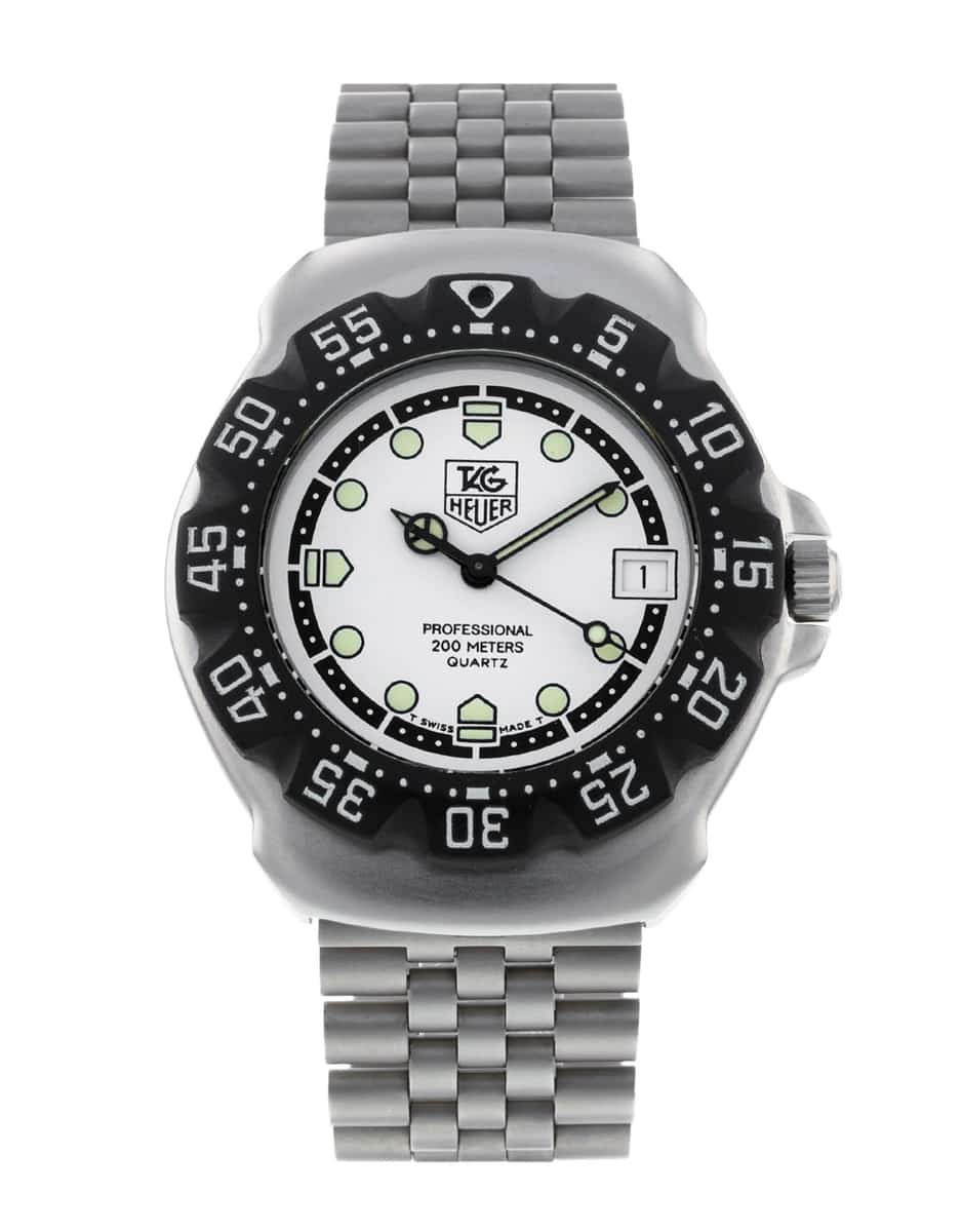 Tag Heuer Formula 1 White Baton Dial Bracelet Strap